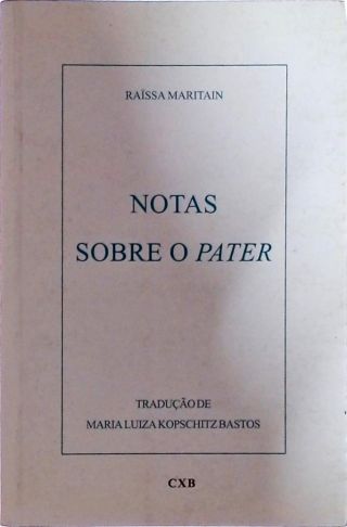 Notas Sobre O Pater