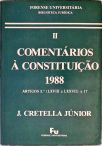 Comentários à Constituição Brasileira de 1988 - Vol. 2
