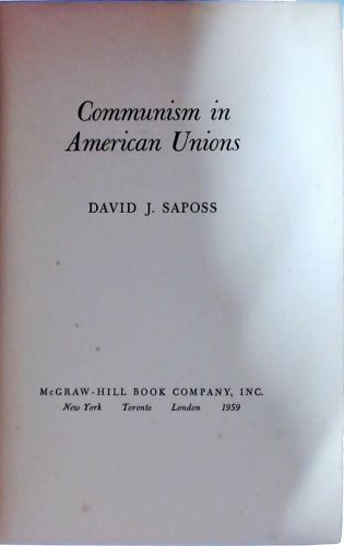 Communism In American Unions