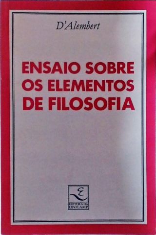 Ensaio Sobre Os Elementos De Filosofia