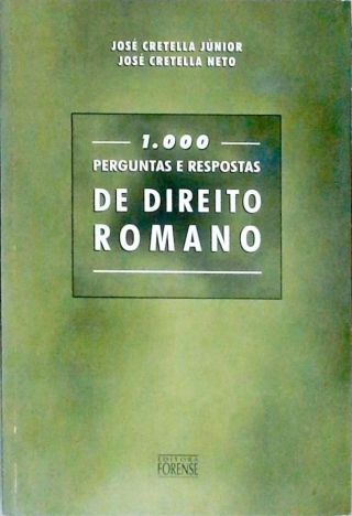 1000 perguntas e respostas de Direito Romano