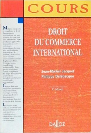 Droit Du Commerce International