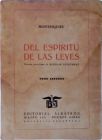 Del Espiritu De Las Leyes