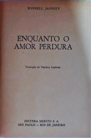 Enquanto o Amor Perdura