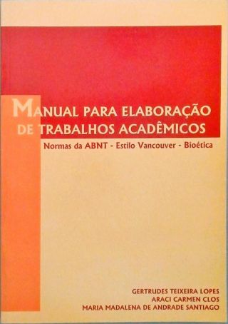 Manual Para Elaboração De Trabalhos Acadêmicos