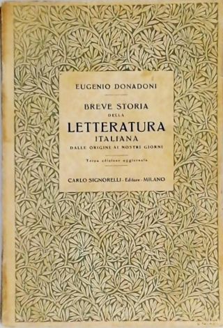 Breve Storia Della Letteratura Italiana