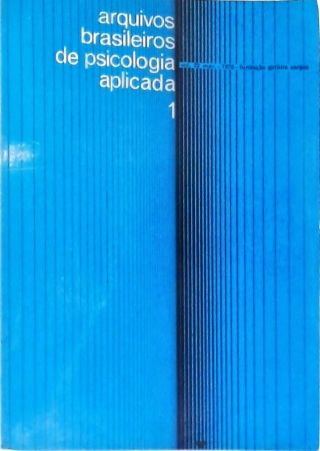 Arquivos Brasileiros de Psicologia Aplicada (Vol. 22 n. 1)