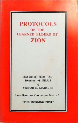 Protocols Of The Learned Elders Of Zion