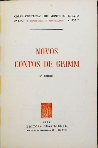 Novos Contos de Grimm