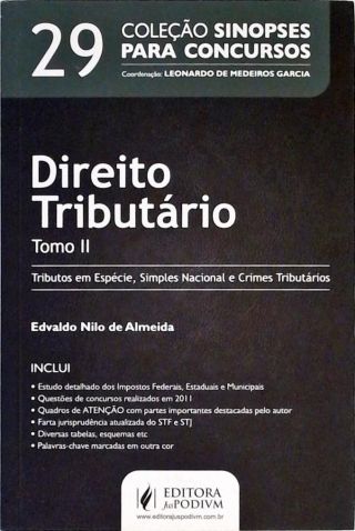 Direito Tributário - Tomo II