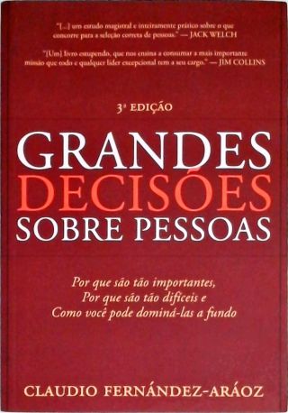 Grandes Decisões Sobre Pessoas