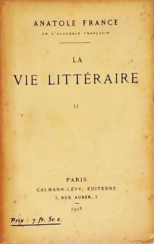 La Vie Littéraire