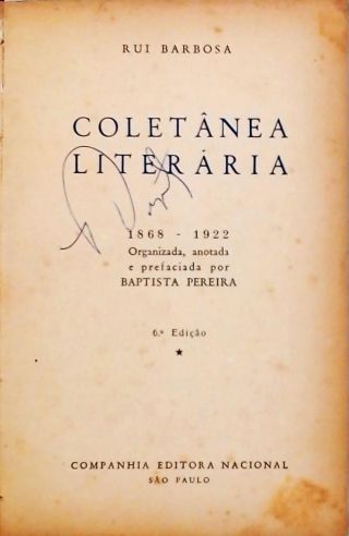 Coletânea Literária