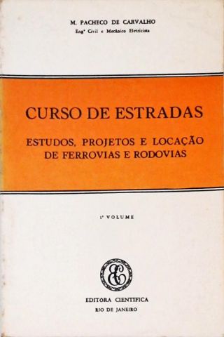 Curso De Estradas - Vol. 1