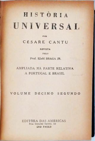 História Universal - Vol. 12