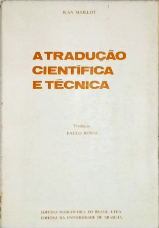 A Tradução Científica e Técnica