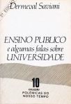 Ensino Público E Algumas Falas Sobre A Universidade