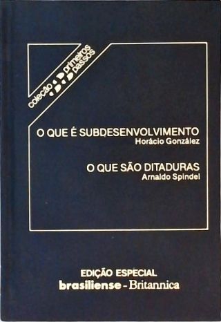 O que é Subdesenvolvimento - O que são Ditaduras