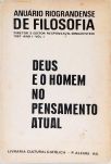 Anuário Riograndense De Filosofia Ano I - Deus E O Homem No Pensamento Atual