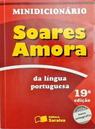 Minidicionário Soares Amora Da Língua Portuguesa