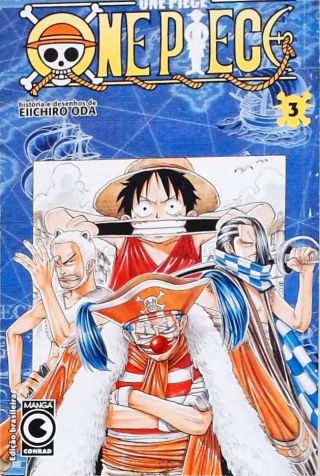 ONE PIECE 3 EM 1 [Vol.15] ワンピース EIICHIRO ODA Mangá Brazil 2023 Português  LACRADO