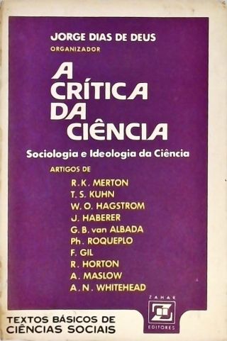 A Crítica da Ciência