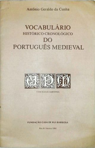 Vocabulário Histórico-Cronológico do Português Medieval