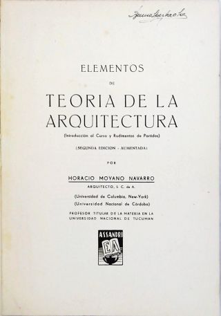Elementos De Teoria De La Arquitectura