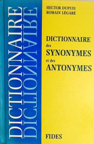 Dictionnaire des synonymes et antonymes