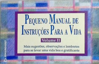 Pequeno Livro De Instruções Para A Vida Vol 2