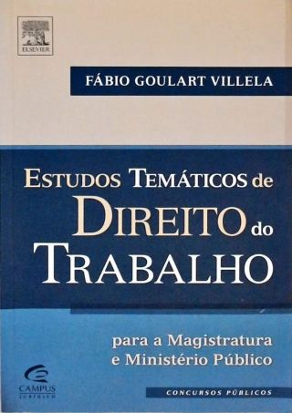 Estudos Temáticos de Direito do Trabalho