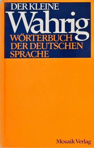 Der Kleine Wahrig Wörterbuch Der Deutschen Sprache