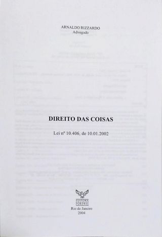 Direito das Coisas 