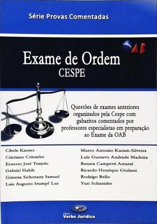 Exame de Ordem - Cespe