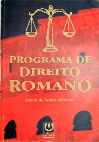 Programa de Direito Romano