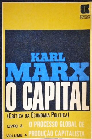 O Capital - Vol. 4 Livro 3