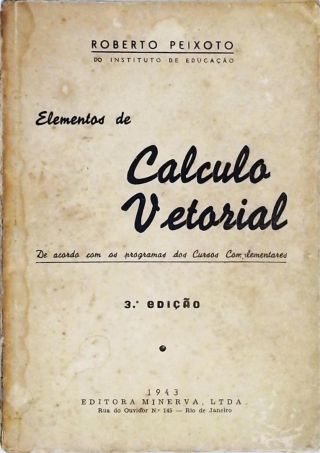 Elementos de Cálculo Vetorial