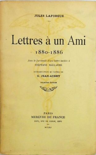 Lettres a un Ami