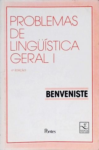 Problemas De Lingüística Geral - Vol. 1
