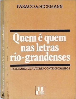 Quem É Quem Nas Letras Rio-grandenses