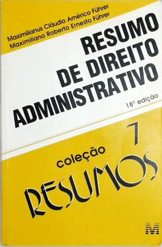 Resumo De Direito Administrativo