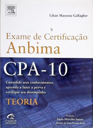 Exame De Certificação Anbima Cpa-10 