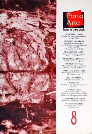 Porto Arte, Revista de Artes Visuais (vol. 1, n. 1 novembro de 1993)