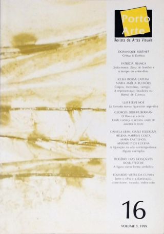 Porto Arte, Revista de Artes Visuais (vol. 9, n. 16 maio de 1998)