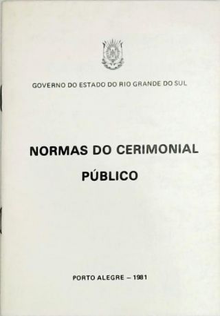 Normas do Cerimonial Público