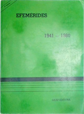 Efemérides 1941-1960