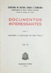 Documentos Interessantes para a História e Costumes de São Paulo - Vol. 92
