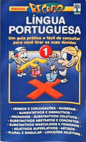 Manual Recreio - Língua Portuguesa - Vol. 1