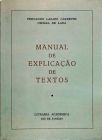 Manual de Explicação de Textos - Cursos Médio e Superior