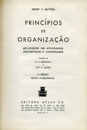 Princípios de Organização
